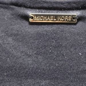 Michael Kors Black Front Tie Tshirt